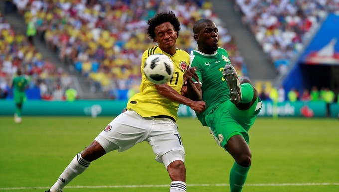 Colombia, único equipo que pasó a octavos tras perder su primer partido 2 cuadrado colombia ante senegal