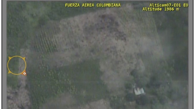 Con aeronaves de la Fuerza Aérea se logró la destrucción de 124 hectáreas de cultivos ilícitos en Meta