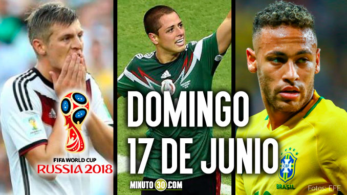 Alemania – México, uno de los tres juegos para disfrutar el domingo en el Mundial