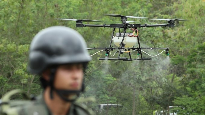 drones fumigacion en colombia