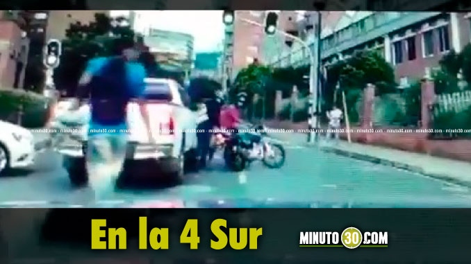 Caso de fleteo en la 4 Sur