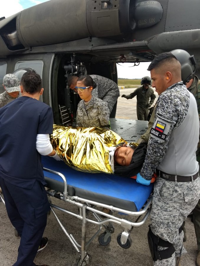 Evacúan desde el municipio de Urrao a mujer con embarazo de alto riesgo