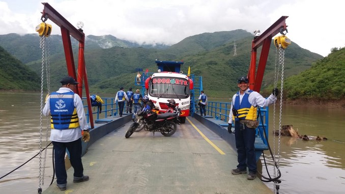 EN FOTOS: El ferri en Hidroituango ya está prestando servicio a la comunidad
