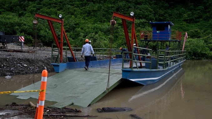 Hidroituango: Concluyeron las pruebas técnicas del ferri que transportará personas, carga y vehículos