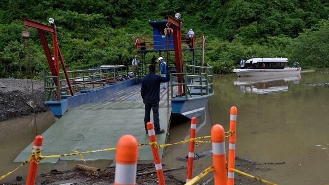 Hidroituango: Concluyeron las pruebas técnicas del ferri que transportará personas, carga y vehículos