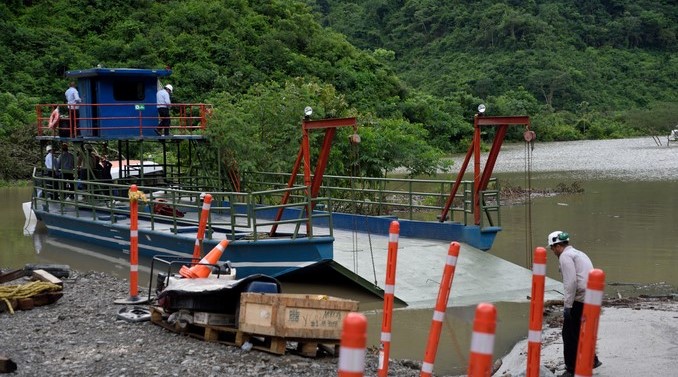 Hidroituango: Concluyeron las pruebas técnicas del ferri que transportará personas, carga y vehículos