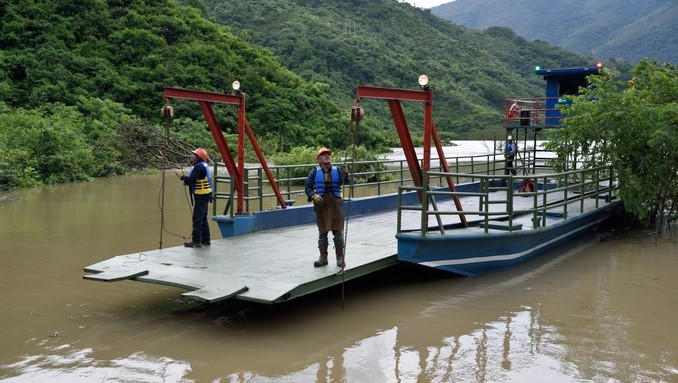 Hidroituango: Concluyeron las pruebas técnicas del ferri que transportará personas, carga y vehículos