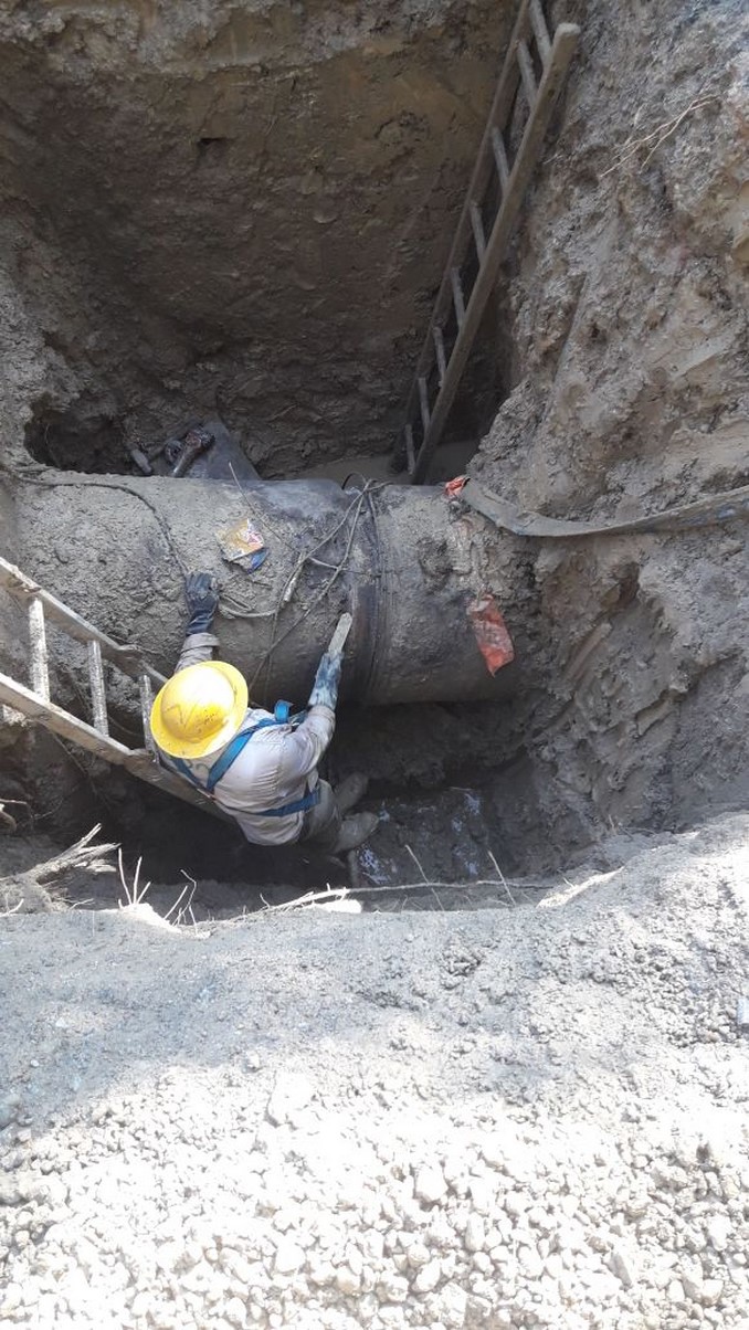 Debido a una fuga en la red hay interrupción del servicio de acueducto en sectores de Medellín y Bello