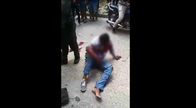 A presuntos fleteros les pasaron una camioneta por encima