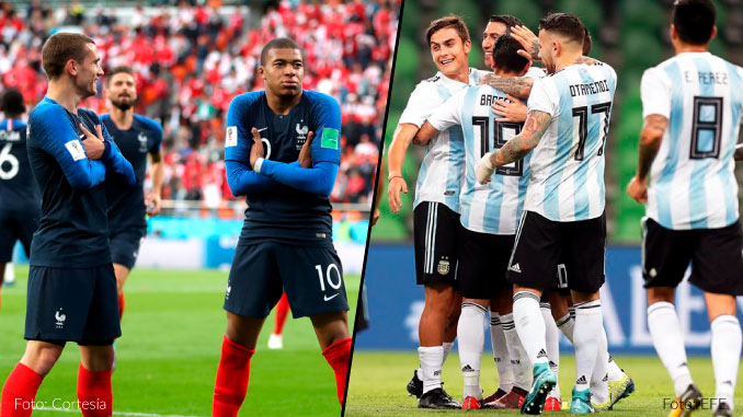 Un cambio en Argentina; seis modificaciones en Francia