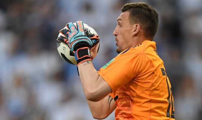 Un agradecimiento muy colombiano dio Franco Armani