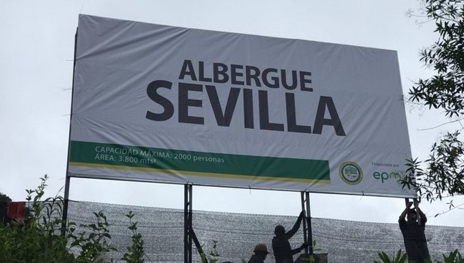 Hidroituango. Mega albergue recibirá a varias familias evacuadas de Valdivia