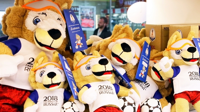 El lobo Zabivaka, la estrella del Mundial que más vende