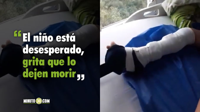 Tras video de niño que pide que lo dejen morir, Medimás aseguró que autorizó su cirugía