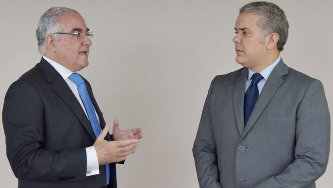 Reunión Iván Duque y contralor