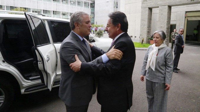 Iván Duque y fiscal Néstor Humberto Martínez sostuvieron una reunión