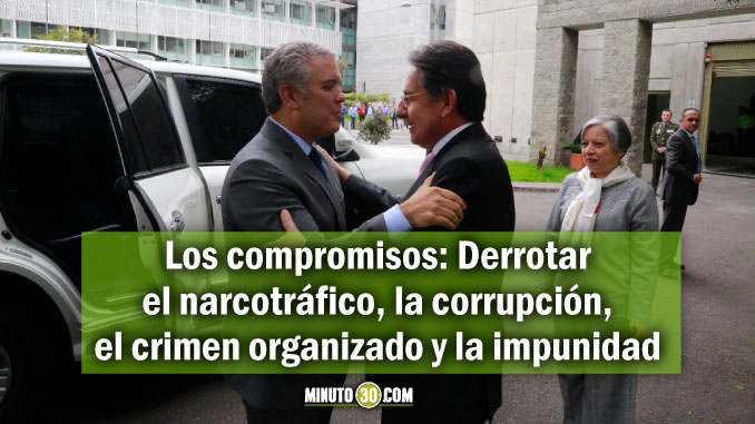 Iván Duque y fiscal Néstor Humberto Martínez sostuvieron una reunión