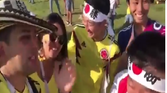 VIDEO: ¿También? Socio del Deportivo Pasto hizo que hinchas japoneses repitieran groserías