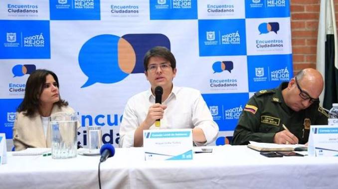 El secretario de Gobierno de Bogotá, Miguel Uribe