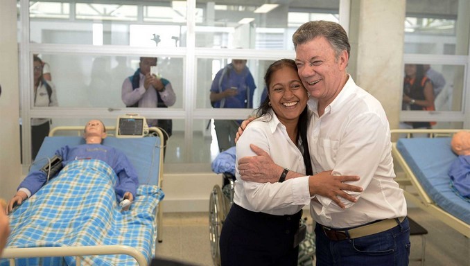 Santos inauguró la nueva sede del SENA en el Cauca