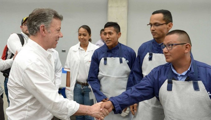 Santos inauguró la nueva sede del SENA en el Cauca