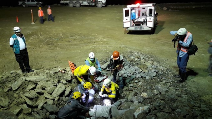 Así se cumplió anoche el simulacro de evacuación en Hidroituango