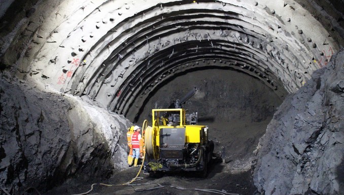 FOTOS Y AUDIO: Reportan buen avance en las obras del Túnel del Toyo