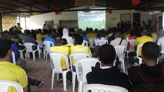 Al estilo 'Golpe de Estadio 2', actores del conflicto y víctimas se enfrentaron a un partido amistoso en Dabeiba