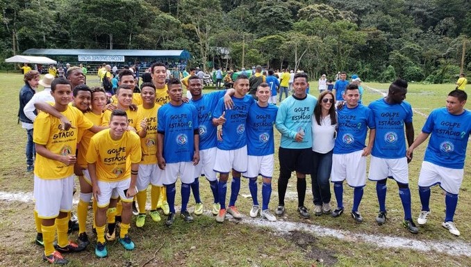 Al estilo 'Golpe de Estadio 2', actores del conflicto y víctimas se enfrentaron a un partido amistoso en Dabeiba