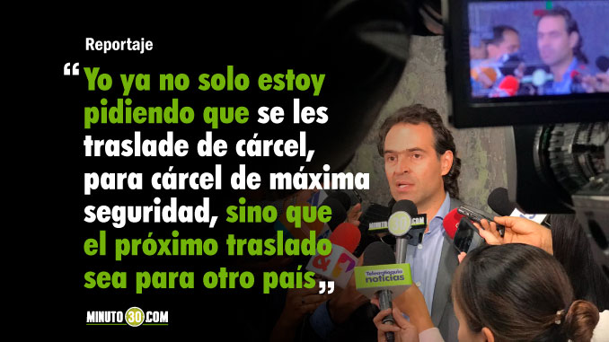 Alcalde de Medellín propone extraditar a jefes de estructuras criminales que siguen delinquiendo desde las cárceles