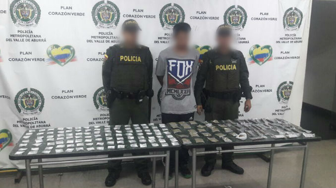 FOTOS: Armas, marihuana incautada y jíbaros capturados arrojaron procedimientos en Itagüí 4 Capturados_Itagui_2