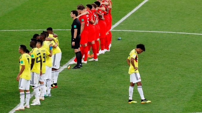 Round of 16 Colombia vs England