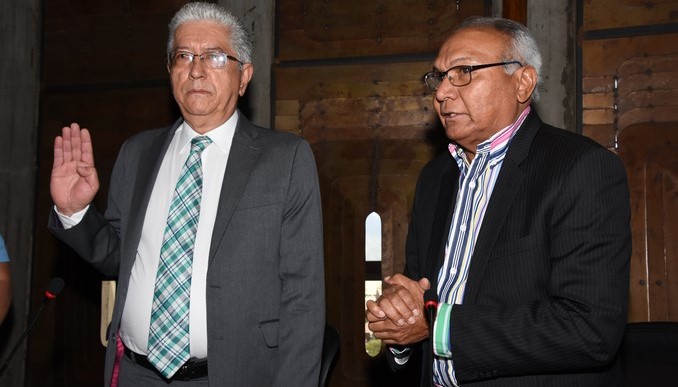 FOTOS Y AUDIO: Este viernes Gilberto Quintero Zapata asumió como gobernador encargado de Antioquia