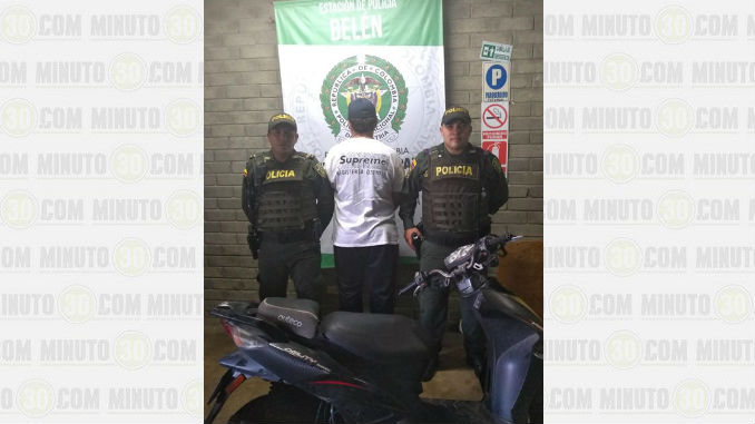 Capturado con una moto robada en Zafra 1 Hurto_moto
