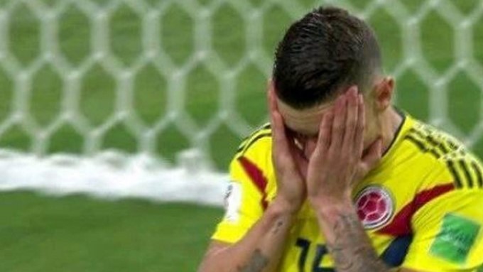 EN FOTO: Matheus Uribe pidió disculpas a los colombianos