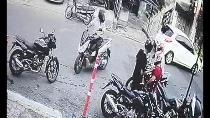 Moto recuperada en Santa Cruz