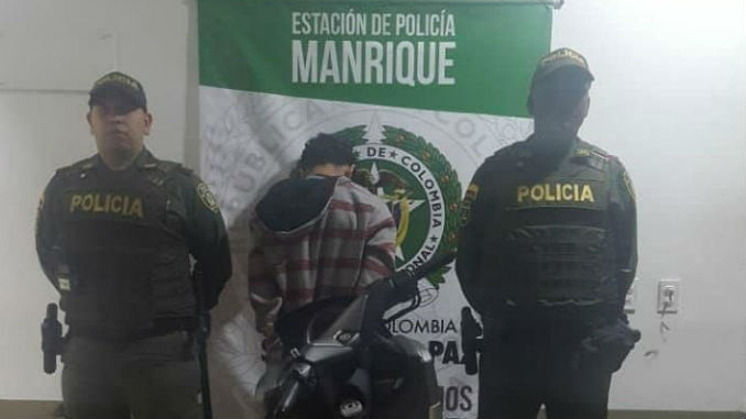 Se robó una moto en el Centro y le duró hasta Manrique 2 Moto_Manrique