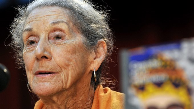 La escritora sudafricana Nadine Gordimer. EFEArchivo