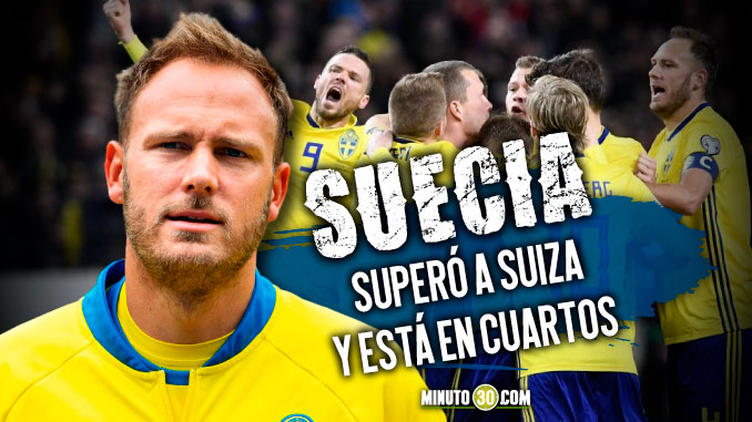 Suecia ganó y espera rival en cuartos entre Colombia e Inglaterra
