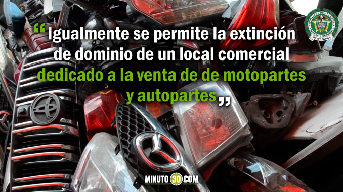Seis personas capturadas por hurto y receptación de autopartes en la Bayadera
