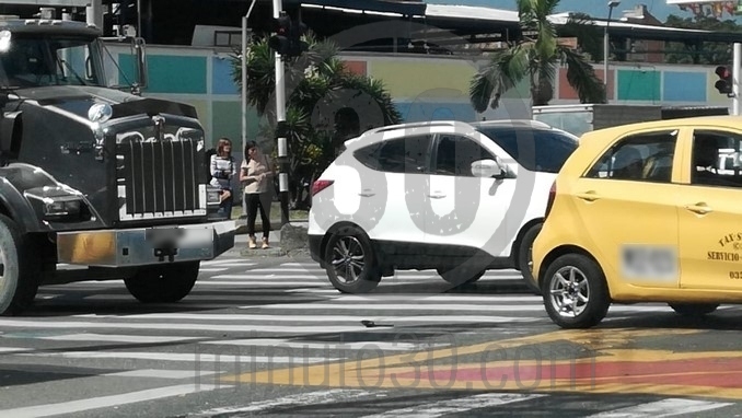 Motociclista resultó herido en accidente en la calle Colombia con la 70