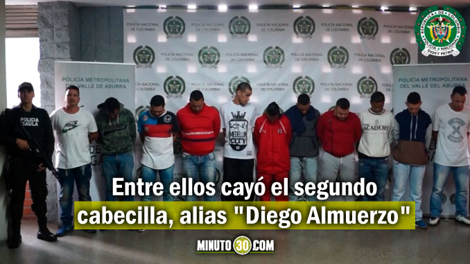 VIDEO: Cogieron a once señalados integrantes del combo "La Agonía" de la Comuna 13 2 alias-diego-almuerzo
