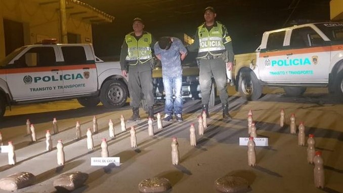 Camuflados en tanques de combustible, así pretendían transportar 128 kilos de base de coca en el Valle
