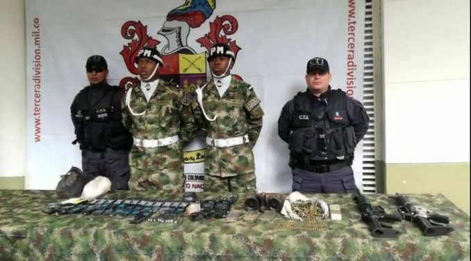 Hallaron depósito de armas y drogas que le pertenecía a 'Los Pelusos' en Jamundí