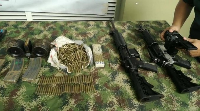 Hallaron depósito de armas y drogas que le pertenecía a 'Los Pelusos' en Jamundí