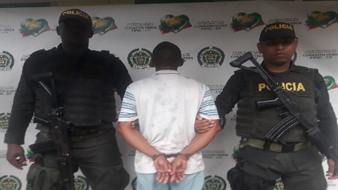 Lo capturaron en Turbo. Era requerido por tráfico de estupefacientes
