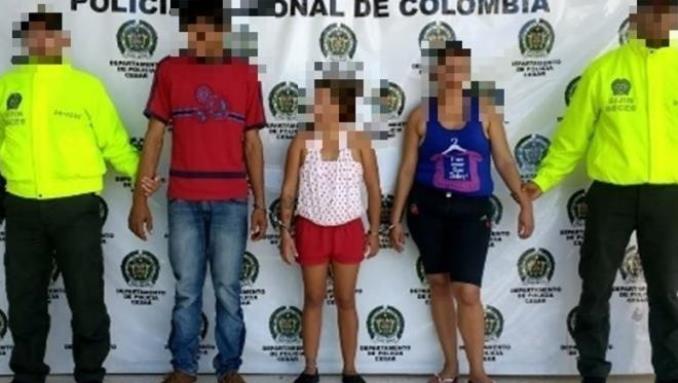 Capturados el combo de la flaca