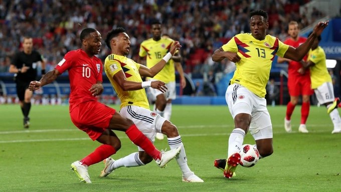 En tablas el primer tiempo: ¡Vamos, Tricolor! 1 colombia e inglaterra