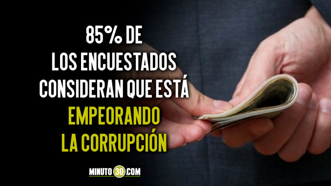 Gallup Poll: Colombia está empeorando en materia de corrupción