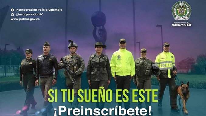 ¡Pilas! Están abiertos los cupos para los interesados en pertenecer a la Policía Nacional